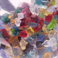 Декоративни мини стъклени камъни за аквариум